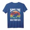 Rettet die Schildkröten - Natur- und Meeresschutz T-Shirt für Umweltschützer, Naturschützer & Schildkröten Fans