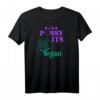 Vegan T-Shirt Damen - EAT PSSY ITS VEGAN & Tierschutz Botschaft mit V-Ausschnitt, Perfektes Geschenk für Veganer & Tierliebhaber
