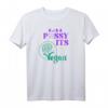 Vegan T-Shirt Damen - EAT PSSY ITS VEGAN & Tierschutz Botschaft mit V-Ausschnitt, Perfektes Geschenk für Veganer & Tierliebhaber