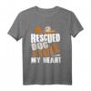 Hunde Retten Tierschutz Hund Retter Tierheim Tierschützer T-Shirt – Geschenk für Hundeschützer & Tierheim Helfer