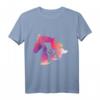Hunde- und Katzenpferd-Design Haustiere Vierbeiner T-Shirt – Lustiges, buntes Geschenk für Tierliebhaber und Reiter, Männer & Frauen