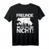 Freunde isst man nicht T-Shirt für Veganer & Vegetarier - Tierschutz Design als Geschenk gegen Massentierhaltung