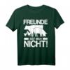 Freunde isst man nicht T-Shirt für Veganer & Vegetarier - Tierschutz Design als Geschenk gegen Massentierhaltung