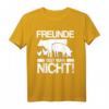 Freunde isst man nicht T-Shirt für Veganer & Vegetarier - Tierschutz Design als Geschenk gegen Massentierhaltung