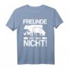 Freunde isst man nicht T-Shirt für Veganer & Vegetarier - Tierschutz Design als Geschenk gegen Massentierhaltung