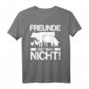 Freunde isst man nicht T-Shirt für Veganer & Vegetarier - Tierschutz Design als Geschenk gegen Massentierhaltung