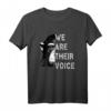 We are their Voice – Tierschutz T-Shirt gegen Tierversuche, Tierquälerei & für Tierwohl, perfekte Geschenkidee für Tierschützer und Tierfreunde