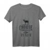 Damen GO VEGAN SPRUCH Veganer Tierschützer T-Shirt mit V-Ausschnitt - Für Veganer, Tierschützer & Veggie Lifestyle