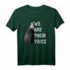 We are their Voice Tierschutz Langarmshirt – Gegen Taubensport, Missbrauch & Tierausbeutung, ideales Statement für Tierfreunde & Tierschützer