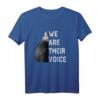 We are their Voice Tierschutz Langarmshirt – Gegen Taubensport, Missbrauch & Tierausbeutung, ideales Statement für Tierfreunde & Tierschützer