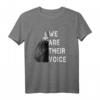 We are their Voice Tierschutz Langarmshirt – Gegen Taubensport, Missbrauch & Tierausbeutung, ideales Statement für Tierfreunde & Tierschützer