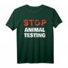 Stoppt Tierversuche T-Shirt - Gegen Tierquälerei & für Tierrechte, Geschenk für Tierschutzaktivisten & Protestierende