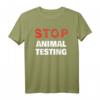 Stoppt Tierversuche T-Shirt - Gegen Tierquälerei & für Tierrechte, Geschenk für Tierschutzaktivisten & Protestierende