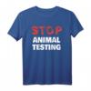 Stoppt Tierversuche T-Shirt - Gegen Tierquälerei & für Tierrechte, Geschenk für Tierschutzaktivisten & Protestierende