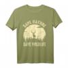Rette die Natur Rette die Tierwelt Retro Vintage Earth Day T-Shirt – Umweltbewusstes Geschenk für Umweltschützer und Earth Day Aktionen