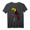 Tukan Vogel Wald Tier Tierwelt Vogelmotiv Tiermotiv T-Shirt – Klassisch geschnitten, doppelt genähter Saum für Natur- und Tierliebhaber