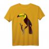 Tukan Vogel Wald Tier Tierwelt Vogelmotiv Tiermotiv T-Shirt – Klassisch geschnitten, doppelt genähter Saum für Natur- und Tierliebhaber