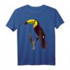 Tukan Vogel Wald Tier Tierwelt Vogelmotiv Tiermotiv T-Shirt – Klassisch geschnitten, doppelt genähter Saum für Natur- und Tierliebhaber