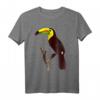 Tukan Vogel Wald Tier Tierwelt Vogelmotiv Tiermotiv T-Shirt – Klassisch geschnitten, doppelt genähter Saum für Natur- und Tierliebhaber