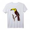Tukan Vogel Wald Tier Tierwelt Vogelmotiv Tiermotiv T-Shirt – Klassisch geschnitten, doppelt genähter Saum für Natur- und Tierliebhaber