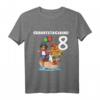 Kinder Piraten Tiere - 8 Jahre Geburtstagsgeschenk T-Shirt mit Tiermotiven für Jungen und Mädchen