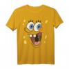SpongeBob Schwammkopf Großes Gesicht Kostüm T-Shirt - Offiziell lizenziertes Fanartikel für Karneval, Fasching & Fans
