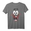 SpongeBob Patrick Big Face Smile T-Shirt - Offiziell lizenzierte Cartoon-Bekleidung für Kinder, Damen und Herren