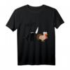 Halloween Katze mit Truthahn auf frischer Tat ertappt T-Shirt – Lustiges Feiertags-Outfit für Halloween & Thanksgiving