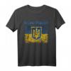 Ukraine Flagge und Wappen T-Shirt – Patriotisches Souvenir mit Trident für Supporter und Nationalstolz