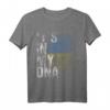 Ukrainisches Flaggen T-Shirt - Vintage Ukraine Flag Design, Klassischer Schnitt, Supporter Geschenke