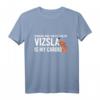 Vizsla Spruch T-Shirt für Magyar Vizsla Fans – Wein, Hund und Humor, Perfekt zum HapFrog oder Neue Hundebox-Einzug