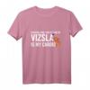 Vizsla Spruch T-Shirt für Magyar Vizsla Fans – Wein, Hund und Humor, Perfekt zum HapFrog oder Neue Hundebox-Einzug