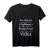 Vizsla Damen T-Shirt - Hundebesitzerin Geschenk für Vizsla Liebhaberinnen, V-Ausschnitt & Fußhupe Design, Perfekt für Weihnachten