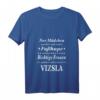 Vizsla Damen T-Shirt - Hundebesitzerin Geschenk für Vizsla Liebhaberinnen, V-Ausschnitt & Fußhupe Design, Perfekt für Weihnachten