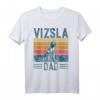 Vizsla Dad - Vintage Ungarischer Vorstehhund Vizsla Papa T-Shirt für Hundeliebhaber & Hundebesitzer, perfekt als Geschenk zum Geburtstag, Weihnachten & Vatertag