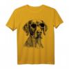 Vizsla Hundeskizze T-Shirt – Perfektes Geschenk für Hundeliebhaber, Mama, Papa, Frauen & Männer zu Weihnachten, Geburtstags- oder Valentinstagsgeschenk