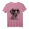 Vizsla Hundeskizze T-Shirt – Perfektes Geschenk für Hundeliebhaber, Mama, Papa, Frauen & Männer zu Weihnachten, Geburtstags- oder Valentinstagsgeschenk