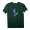 HapFrog T-Shirt mit Colibri Vogel Design – Klassisch geschnitten, doppelt genähter Saum, Perfektes Geschenk für Natur- und Vogel-Liebhaber