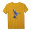 HapFrog T-Shirt mit Colibri Vogel Design – Klassisch geschnitten, doppelt genähter Saum, Perfektes Geschenk für Natur- und Vogel-Liebhaber