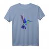 HapFrog T-Shirt mit Colibri Vogel Design – Klassisch geschnitten, doppelt genähter Saum, Perfektes Geschenk für Natur- und Vogel-Liebhaber