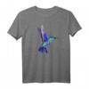 HapFrog T-Shirt mit Colibri Vogel Design – Klassisch geschnitten, doppelt genähter Saum, Perfektes Geschenk für Natur- und Vogel-Liebhaber