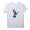 HapFrog T-Shirt mit Colibri Vogel Design – Klassisch geschnitten, doppelt genähter Saum, Perfektes Geschenk für Natur- und Vogel-Liebhaber