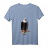 Adler-Aufdruck Tier Adlermotiv Weisskopfseeadler T-Shirt mit V-Ausschnitt - Leichtes, klassisch geschnittenes T-Shirt für Natur- und Tierliebhaber
