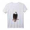 Adler-Aufdruck Tier Adlermotiv Weisskopfseeadler T-Shirt mit V-Ausschnitt - Leichtes, klassisch geschnittenes T-Shirt für Natur- und Tierliebhaber