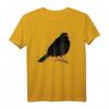 Amsel Vogel Singvogel Vogelfreund Ornithologe Gartenvogel T-Shirt – Farbenfrohes Geschenk für Vogelliebhaber, Ornithologen & Naturschützer