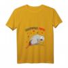 Damen Graupapagei Mama Liebe Papagei Herz Vogel T-Shirt mit V-Ausschnitt – Perfektes Geschenk für Vogel-Liebhaberinnen zu Geburtstagen, Weihnachten & Muttertag