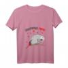 Damen Graupapagei Mama Liebe Papagei Herz Vogel T-Shirt mit V-Ausschnitt – Perfektes Geschenk für Vogel-Liebhaberinnen zu Geburtstagen, Weihnachten & Muttertag