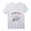 Damen Graupapagei Mama Liebe Papagei Herz Vogel T-Shirt mit V-Ausschnitt – Perfektes Geschenk für Vogel-Liebhaberinnen zu Geburtstagen, Weihnachten & Muttertag