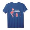 Witziges Flamingo T-Shirt für den 6. Geburtstag Mädchen - Perfektes Geschenk für Flamingo-Fans und Kinderpartys
