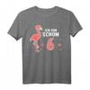 Witziges Flamingo T-Shirt für den 6. Geburtstag Mädchen - Perfektes Geschenk für Flamingo-Fans und Kinderpartys